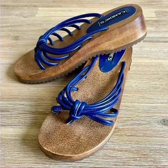 Candies Women’s Sandals Size 8 Platform Chunky Y2K 90s Fashion Strappy - Picture 2 of 13